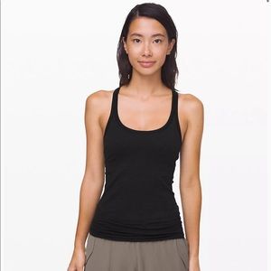Lululemon Black Ebb to Street Shelf Bra Tank Top!